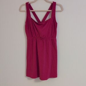 Lands' End Fuchsia Swim Dress